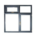 European residential high quality german hope fittings swing opening standard size of glass tempered glass window